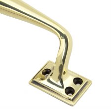 Additional picture of From The Anvil Art Deco Pull Handle Large Aged Brass