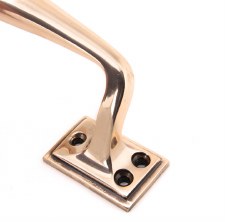 Additional picture of From The Anvil Art Deco Pull Handle Small Polished Bronze