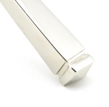 Additional picture of From The Anvil Avon Euro Lock Door Handle Polished Nickel