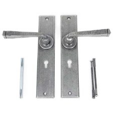 Additional picture of From The Anvil Avon Large Door Lock Handles Pewter