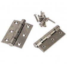 Additional picture of From The Anvil Ball Bearing Butt Hinges 3" Pewter
