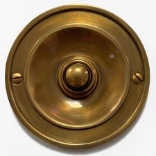 Additional picture of Circular Recessed Bell Push 3" Antique Satin Brass