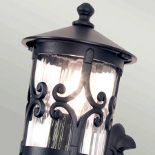 Additional picture of Elstead Hereford Outdoor Wall Light Lantern Black