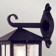 Additional picture of Elstead Winchester Outdoor Wall Light Lantern Black