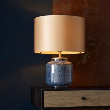 Additional picture of Bridport Table Lamp Matt Antique Brass