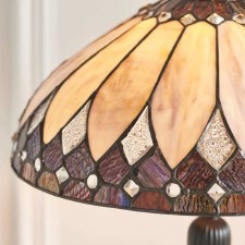 Additional picture of Interiors 1900 Brooklyn Tiffany Medium Table Light 63982