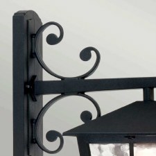 Additional picture of Elstead Canterbury Outdoor Wall Down Light Lantern Black