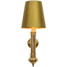 Additional picture of Carlton Single Wall Light Polished Brass Unlacquered