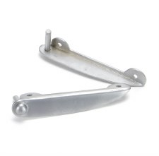 Additional picture of From The Anvil Period Letterplate Cover Small Satin Chrome