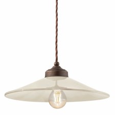 Additional picture of Ferroluce Pendant Ceiling Light C1631 Crema