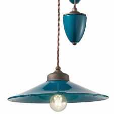 Additional picture of Ferroluce Rise & Fall Light C1632 Petrolio