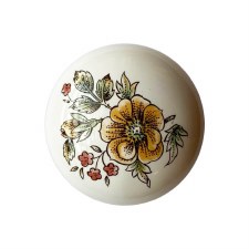Additional picture of Porcelain Cupboard Knob 50mm Victoriana