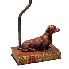 Additional picture of Dachshund Dog Table Lamp with Shade