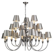 Additional picture of David Hunt Dickens 21 Light Pendant Pewte