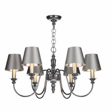 Additional picture of David Hunt Dickens 6 Light Pendant Pewter