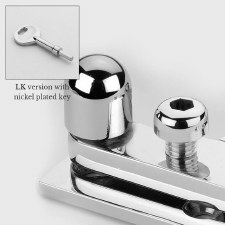 Additional picture of Aston Locking Dome Sash Fastener Polished Chrome