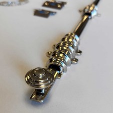 Additional picture of Dutch Door Bolt 18"/450mm Polished Nickel