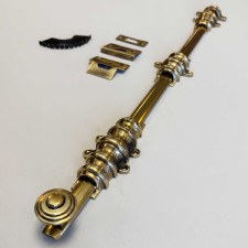 Additional picture of Dutch Door Bolt 18"/450mm Renovated Brass