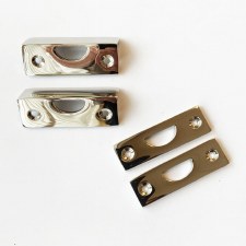 Additional picture of Edwardian Espagnolette Bolt Polished Nickel
