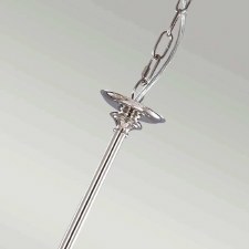 Additional picture of Elstead Finsbury 9L Chandelier Nickel
