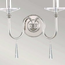 Additional picture of Elstead Finsbury Double Wall Light Nickel