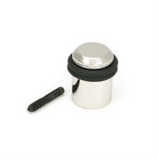 Additional picture of From The Anvil Floor Mounted Door Stop Polished 316 Stainless Steel