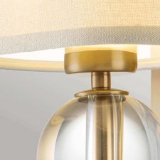 Quoizel Gotham Wall Light Brushed Brass - Broughtons Lighting & Ironmongery