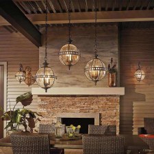 Additional picture of Kichler Halleron Small Outdoor Wall Light