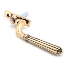 Additional picture of From The Anvil Hinton Espag Window Handle Left Hand Polished Bronze