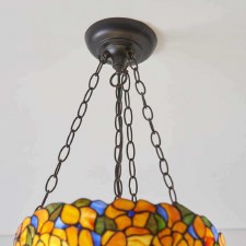 Additional picture of Interiors 1900 Josette Tiffany Medium Inverted Pendant