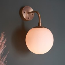Additional picture of Kimmeridge 1 Light Wall Light Matt Antique Brass