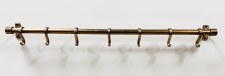 Additional picture of The Kirby Kitchen 3/4" Utility Rail 75cm Antique Satin Brass