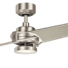 Additional picture of Elstead Xety 56" Ceiling Fan with Light Brushed Nickel