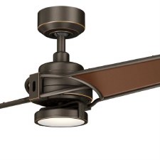 Additional picture of Elstead Xety 56" Ceiling Fan with Light Olde Bronze
