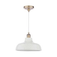 Additional picture of Laura Ashley Pussywillow Single Pendant Light White