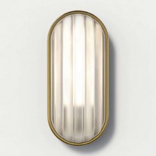 Additional picture of Montreal Coastal Bulkhead Wall Light PVD Brass