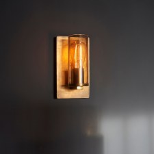 Additional picture of Moreton Wall Light Antique Brass Patina