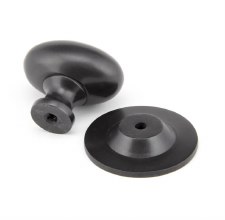 Additional picture of From The Anvil Oval Cabinet Knob Aged Bronze Large