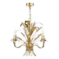Additional picture of Phaedra 3 Light Pendant Gold
