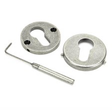 Additional picture of From The Anvil Regency Concealed Escutcheon Euro Pewter