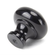 Additional picture of From The Anvil Regency Cupboard Door Knob Large Black