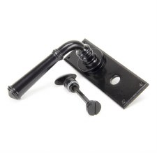 Additional picture of From The Anvil Regency Lever Bathroom Door Handle Black