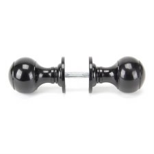 Additional picture of From The Anvil Regency Mortice/Rim Door Knob Black