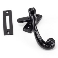 Additional picture of From The Anvil Rosehead Window Handle Antique Black