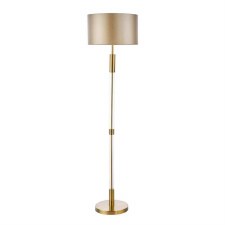 Additional picture of Sylvester Floor Lamp & Shade Antique Brass