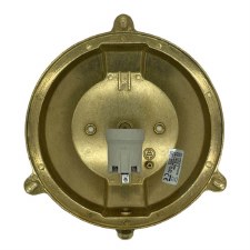 Additional picture of Trident Outdoor Bulkhead Light Raw Brass