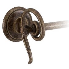 Additional picture of Wave Towel Rail 54cm Antique Brass