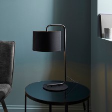 Additional picture of Wyke Table Lamp with Black Shade