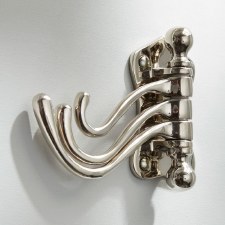 Additional picture of Triple Door Hook Polished Nickel