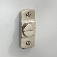 Additional picture of Cloakroom Door Bolt Polished Nickel